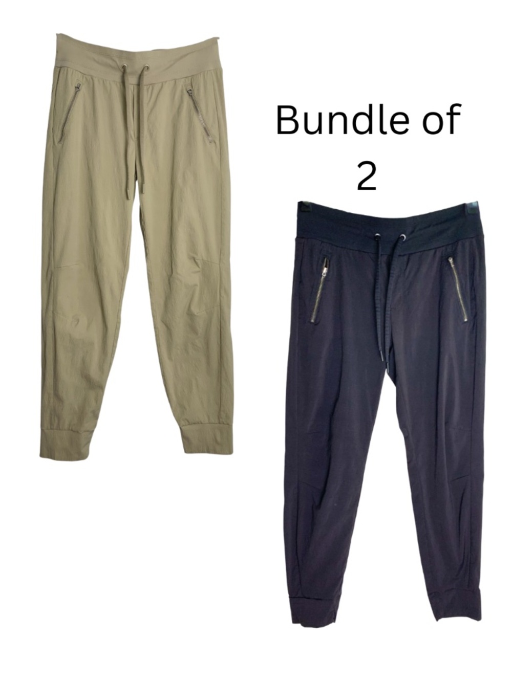 Athleta Trekkie North Joggers Bundle of 2 Women’s 8 Activewear Athleisure Sporty